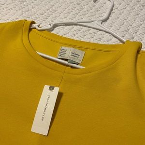 NWT. Size S yellow dress from “Saturday Sunday.”
